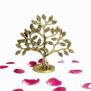 Classic Brass Karpaga Virutcham Tree Idol – 5.5 inch